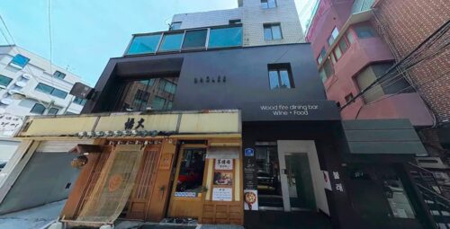 한남동 리첸시아 인근 상가건물